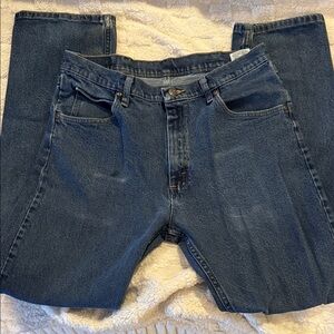 Wrangler Relaxed Fit Dark Blue Jeans
